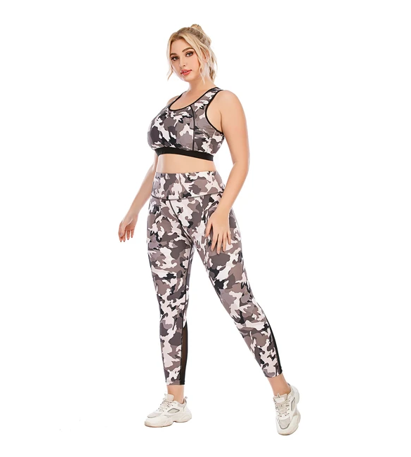 Plus Size Gymnastics Clothing Hollow out Sport Bra Leggings Yoga Wear  Workout Sets for Women - China Yoga Set and Sports Wear price
