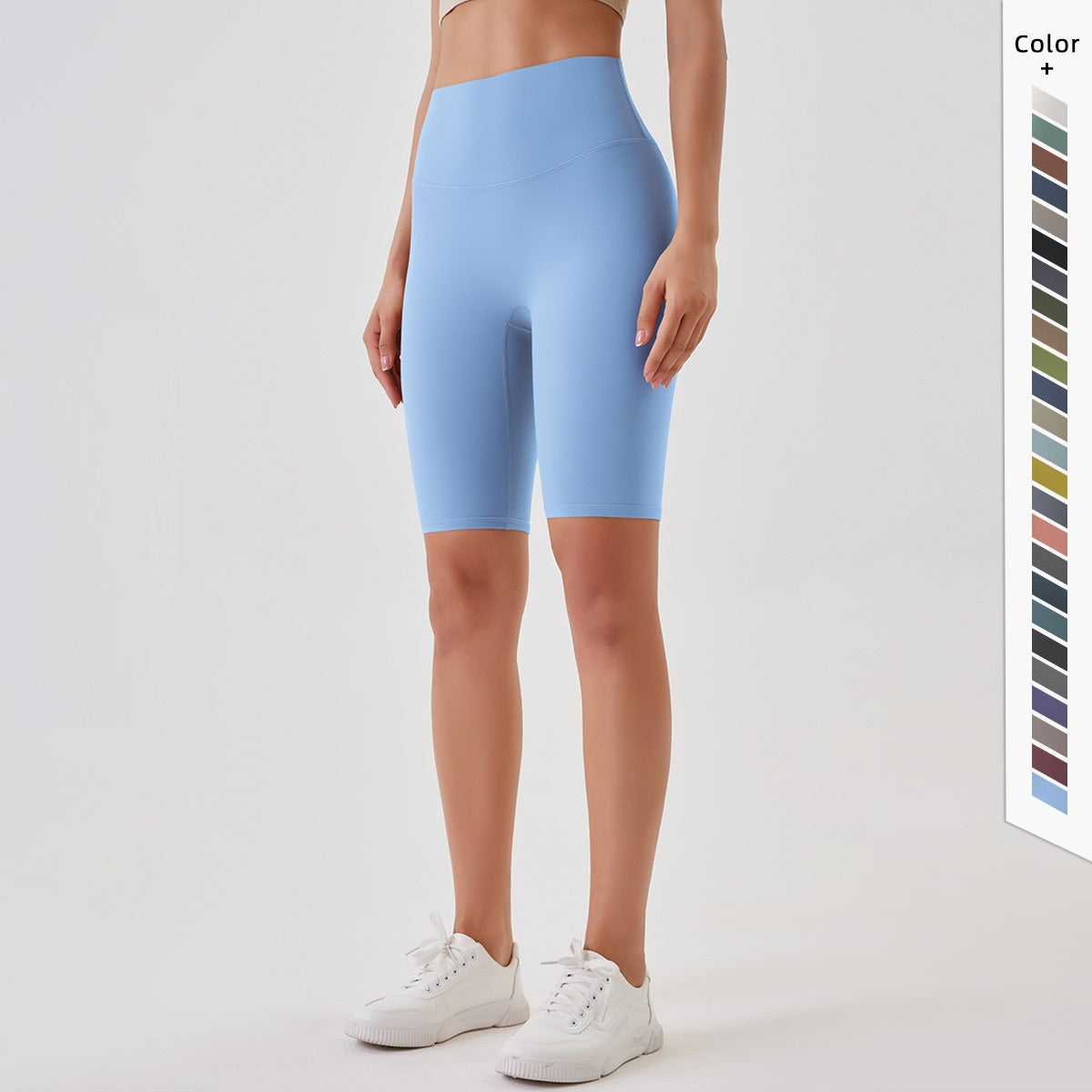 Breathable reversible brushed butt lift belly shorts 17colors