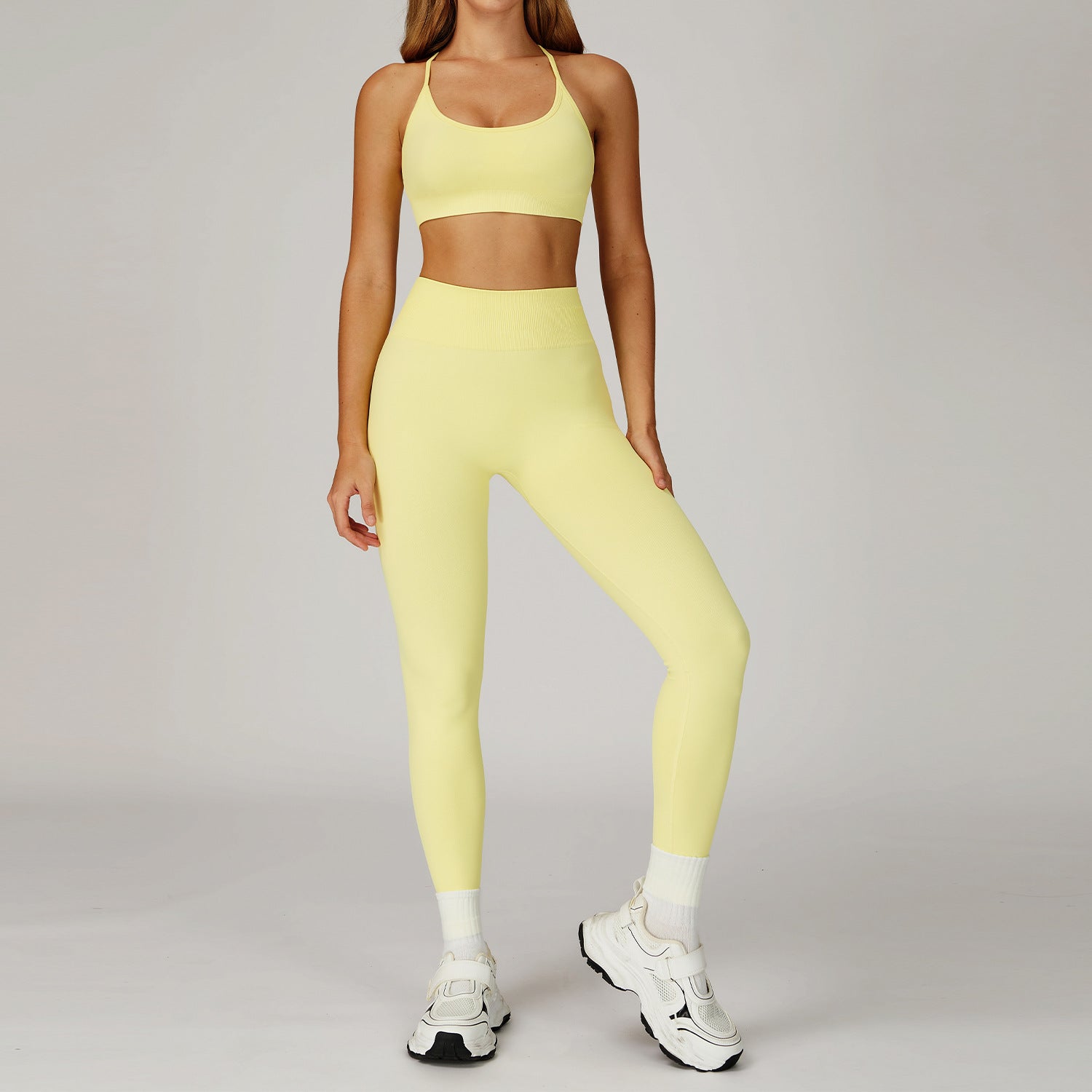 Seamless stand collar zipper yoga coat tight fit quick dry outdoor leisure sports running yoga suit