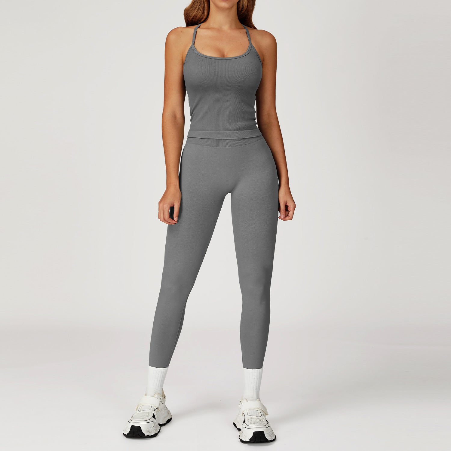 Seamless stand collar zipper yoga coat tight fit quick dry outdoor leisure sports running yoga suit