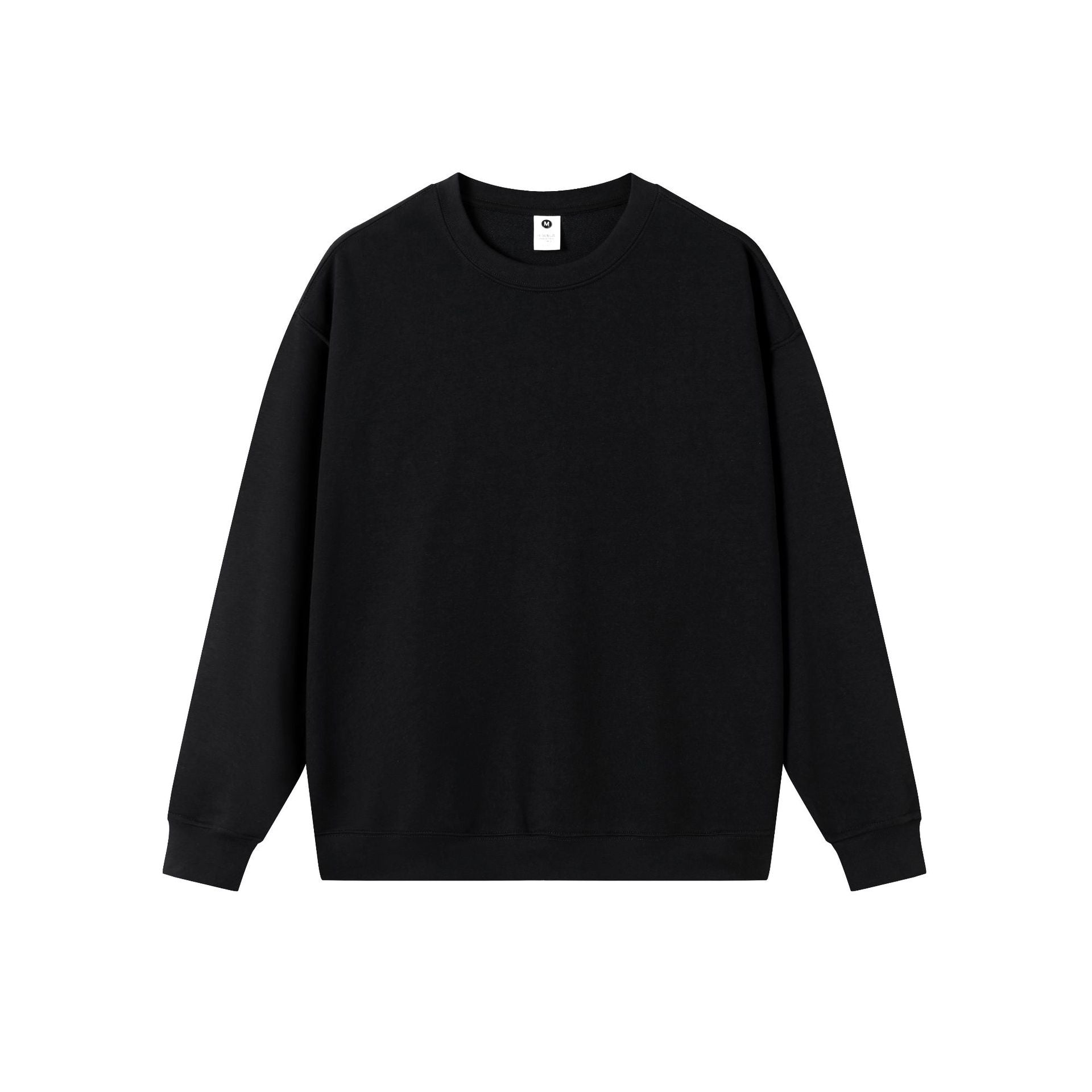 330g pure cotton circle long sleeve crew-neck hoodie customized logo 14 colors