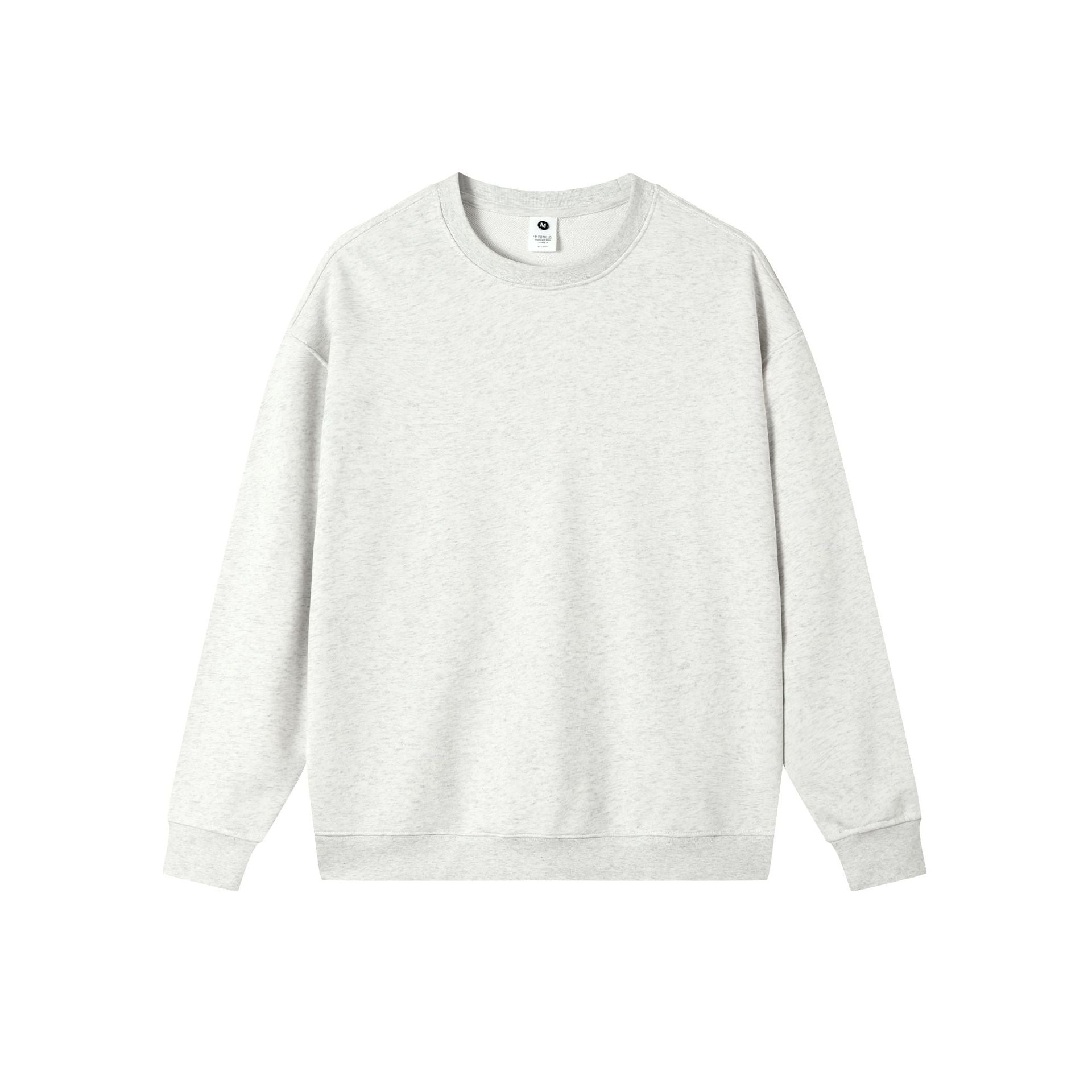 330g pure cotton circle long sleeve crew-neck hoodie customized logo 14 colors