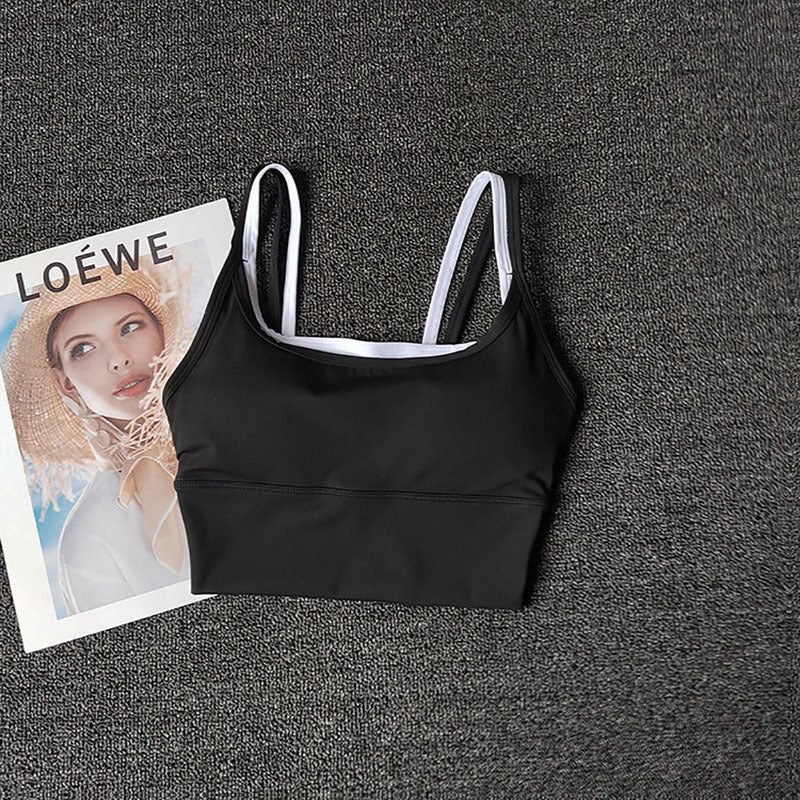 Shockproof Quick Dry Sports Bra, Support Side Boobs Anti-Sagging Yoga Camisole Top