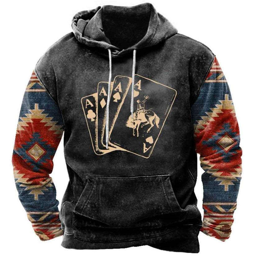Hoodie Street fashion trend 3D digital printed hoodie16colors -1