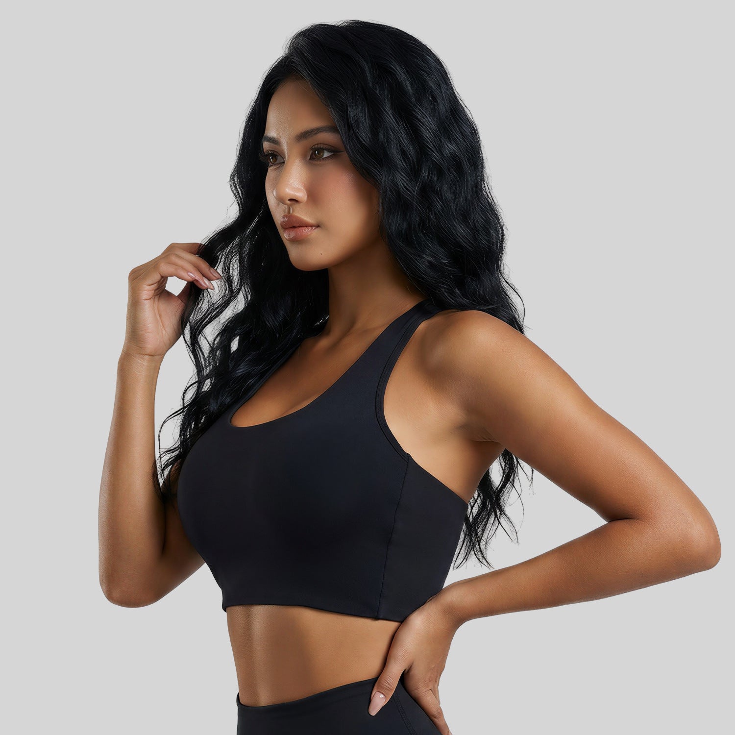 Women Summer Sports Yoga Bra, Twist Knot Halter Top, High Elastic Fixed Padding, Beauty Back Fitness