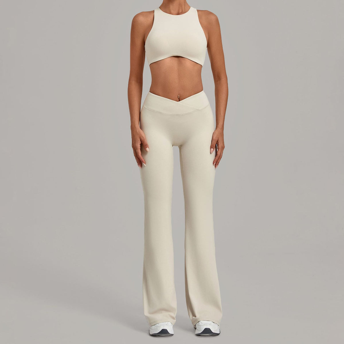 Exercise yoga suit wearing running fitness exercise abdominal lift hip yoga suit
