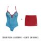 New lattice one-piece swimsuit female split to two level sets of pure desire senior sense has breast pad cover meat thin