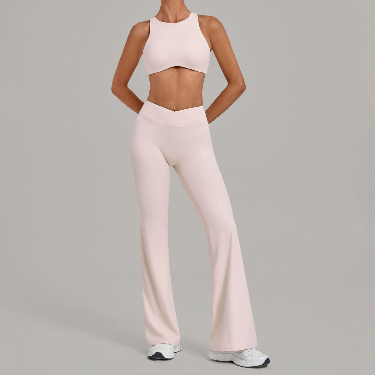 Exercise yoga suit wearing running fitness exercise abdominal lift hip yoga suit