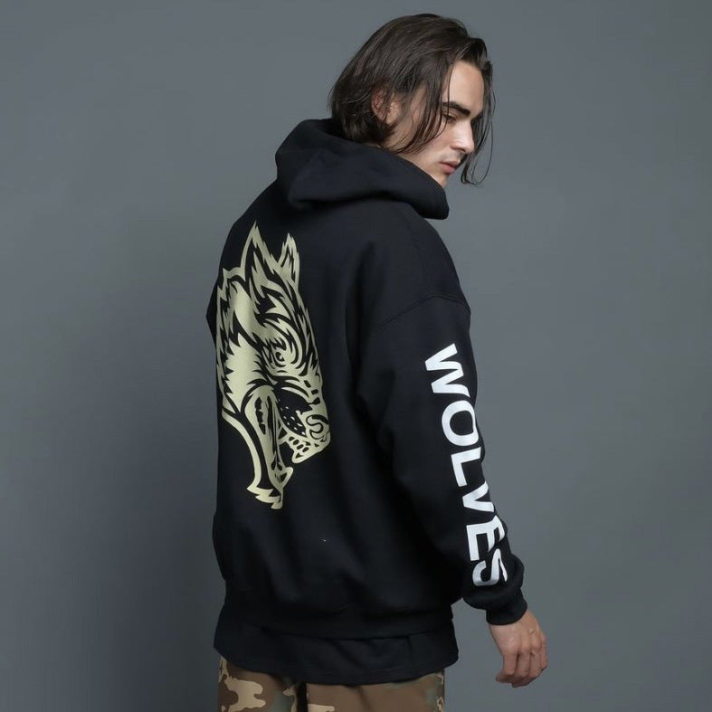 Long-sleeved loose hooded cotton hoodie 3 colors