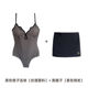 New lattice one-piece swimsuit female split to two level sets of pure desire senior sense has breast pad cover meat thin