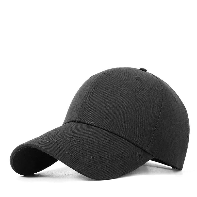 Windproof baseball cap Hard top big brim cap cap warm riding sun hat