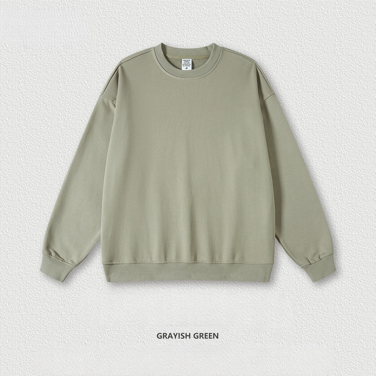 Wool loop 440G loose round neck solid color hoodie 11 colors