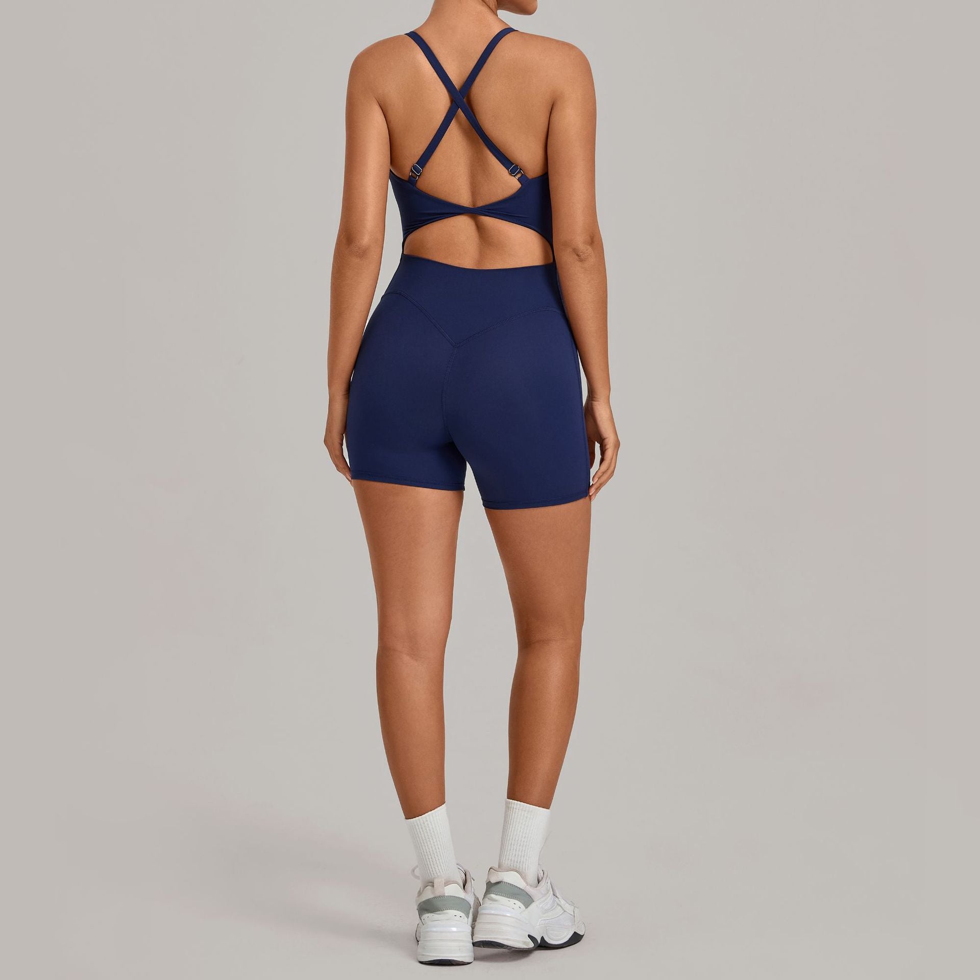 Adjustable clasp yoga suit cross abdominal lift hip movement yoga suit