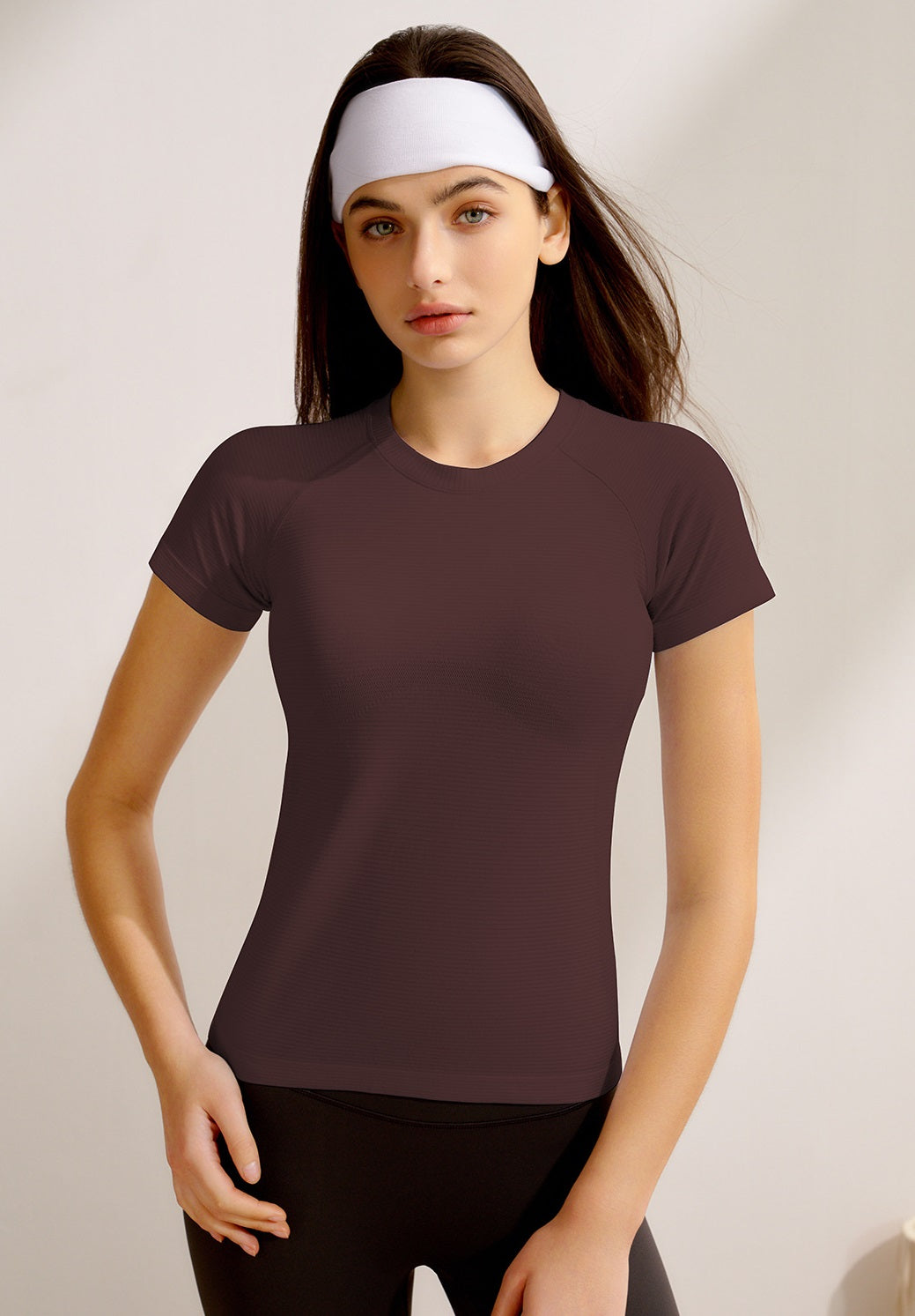 New yoga clothes women's sports top short sleeve professional Pilates training speed dry running yoga fitness clothes