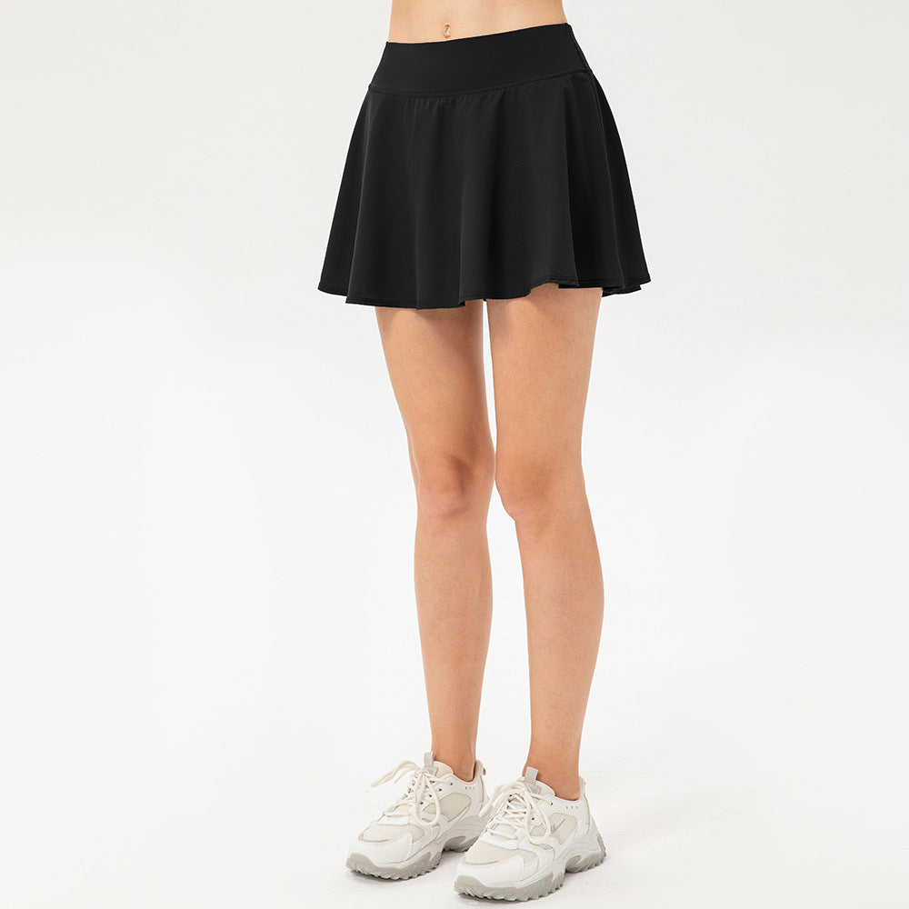 Women's sports quick dry skirt pants tennis dance yoga training dress