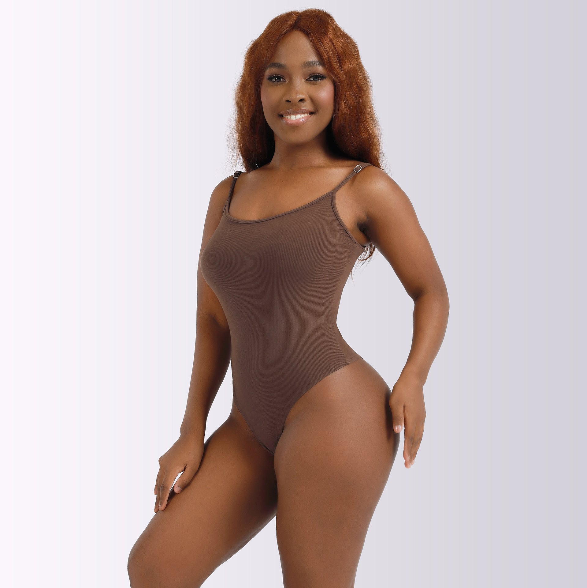 2023 New Solid Color One-piece Simple Sling Swimsuit Swimsuit Female Slim One-piece Bottoming Underwear 4 Colors