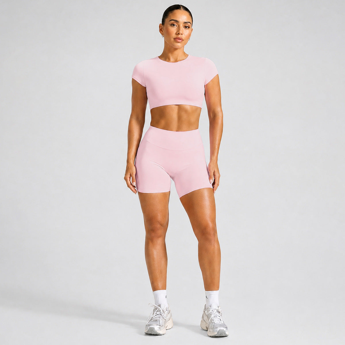 Backless Short sleeve T-shirt sports short sleeve suit women with breast pad fitness top outdoor sports yoga suit(副本)