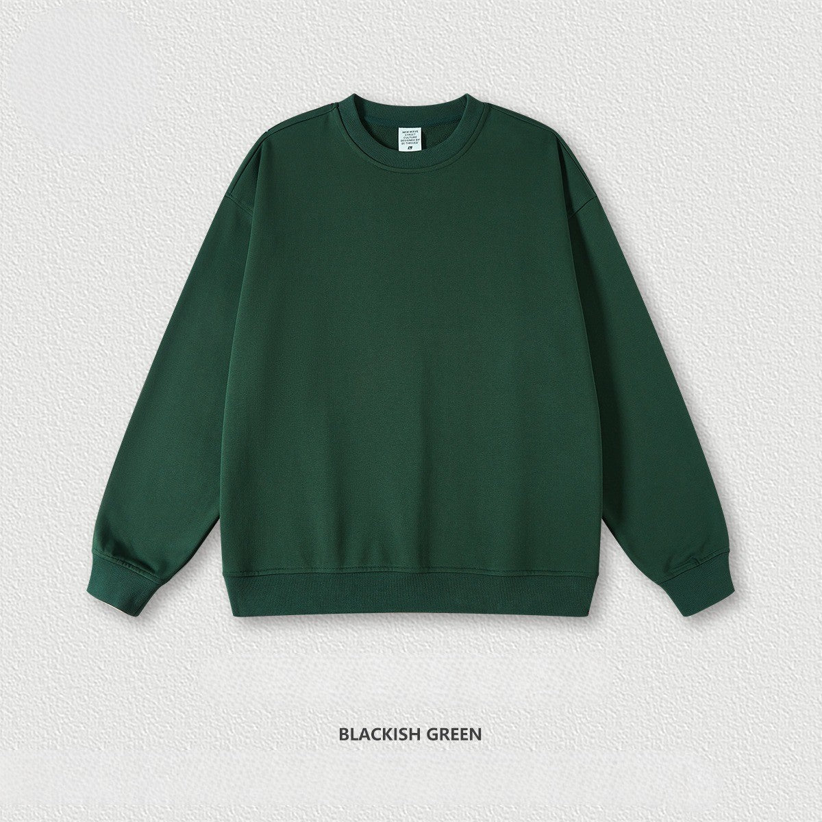 Wool loop 440G loose round neck solid color hoodie 11 colors