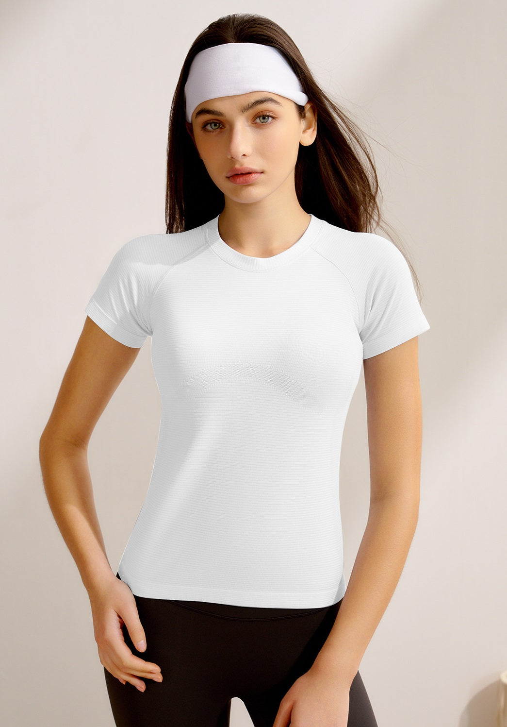 New yoga clothes women's sports top short sleeve professional Pilates training speed dry running yoga fitness clothes