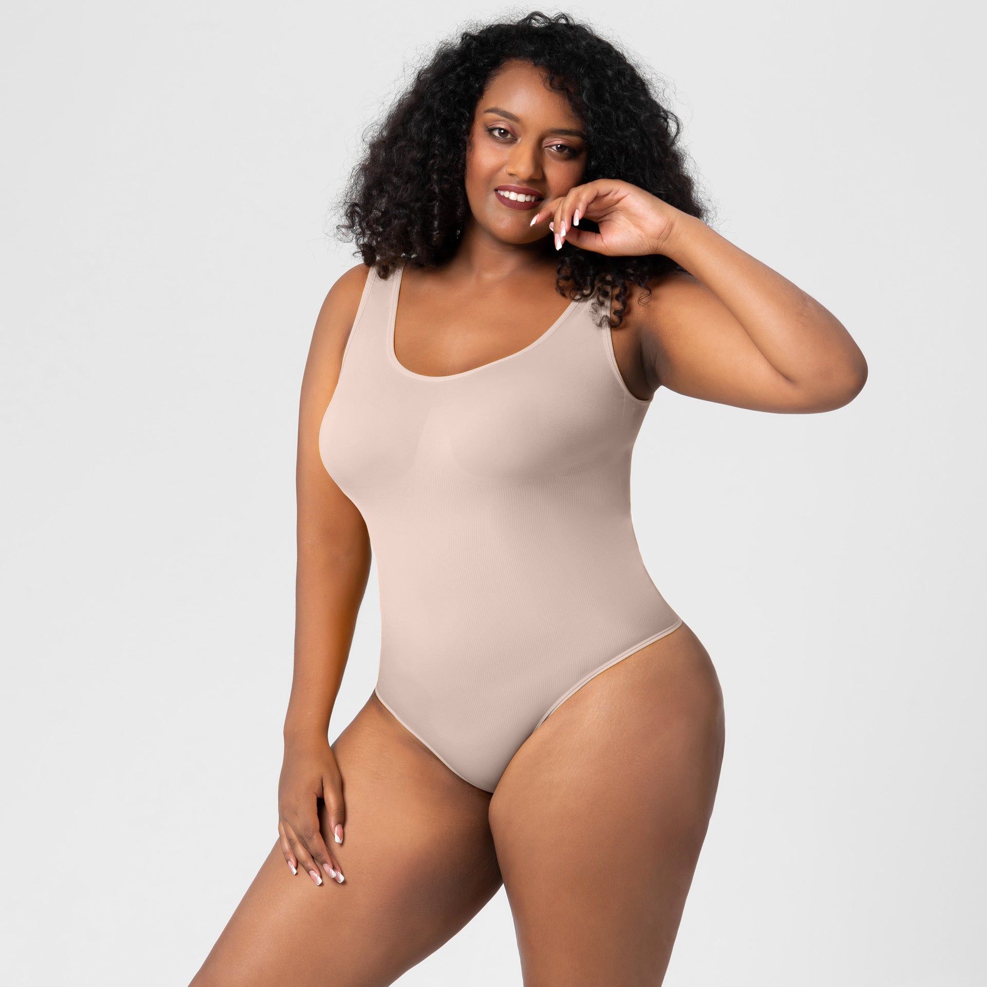 Plus Size Seamless One-piece Corset Women's Belly Control Corset Elastic Open File Slimming Corset Belly Control 3 Colors