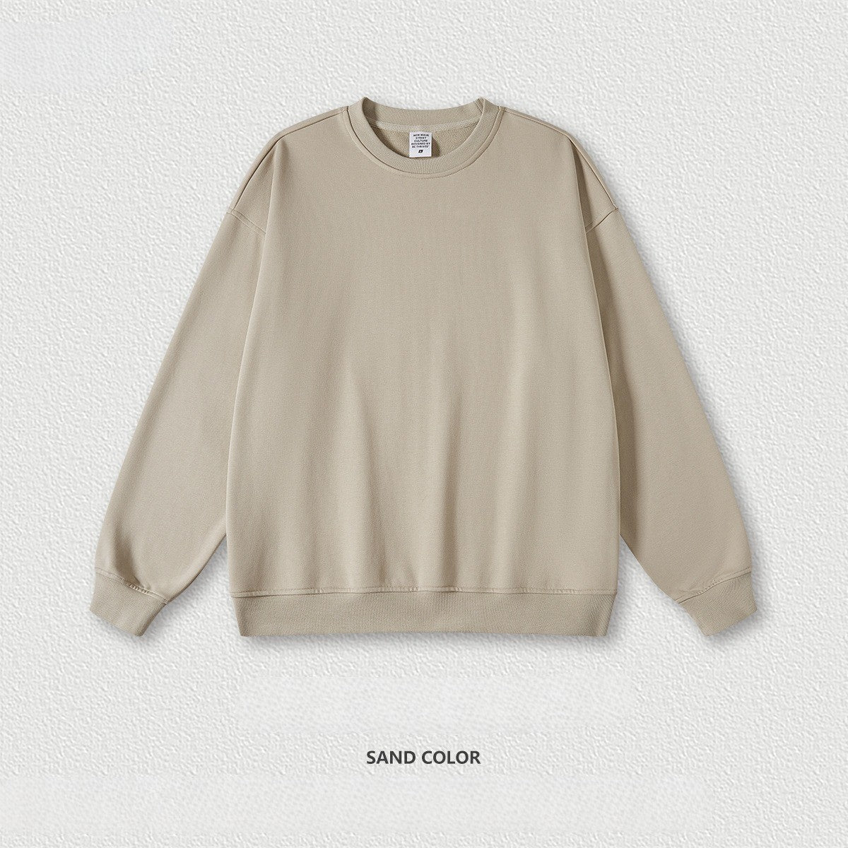 Wool loop 440G loose round neck solid color hoodie 11 colors
