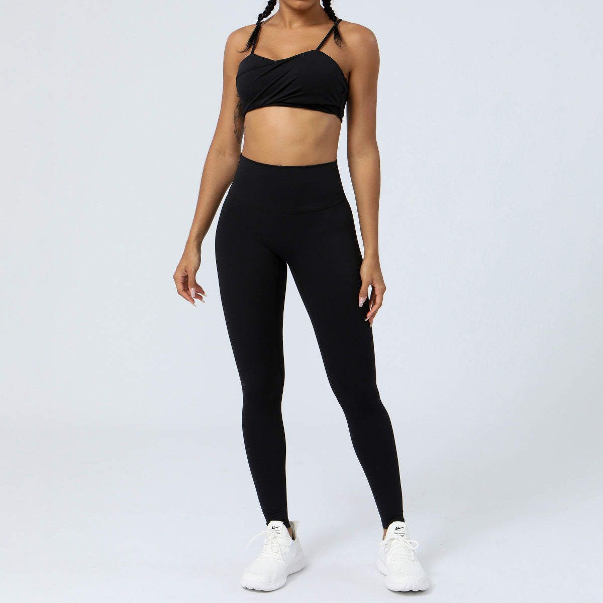 Plus Size Quick-dry high-waisted peach butt workout set 5 colors