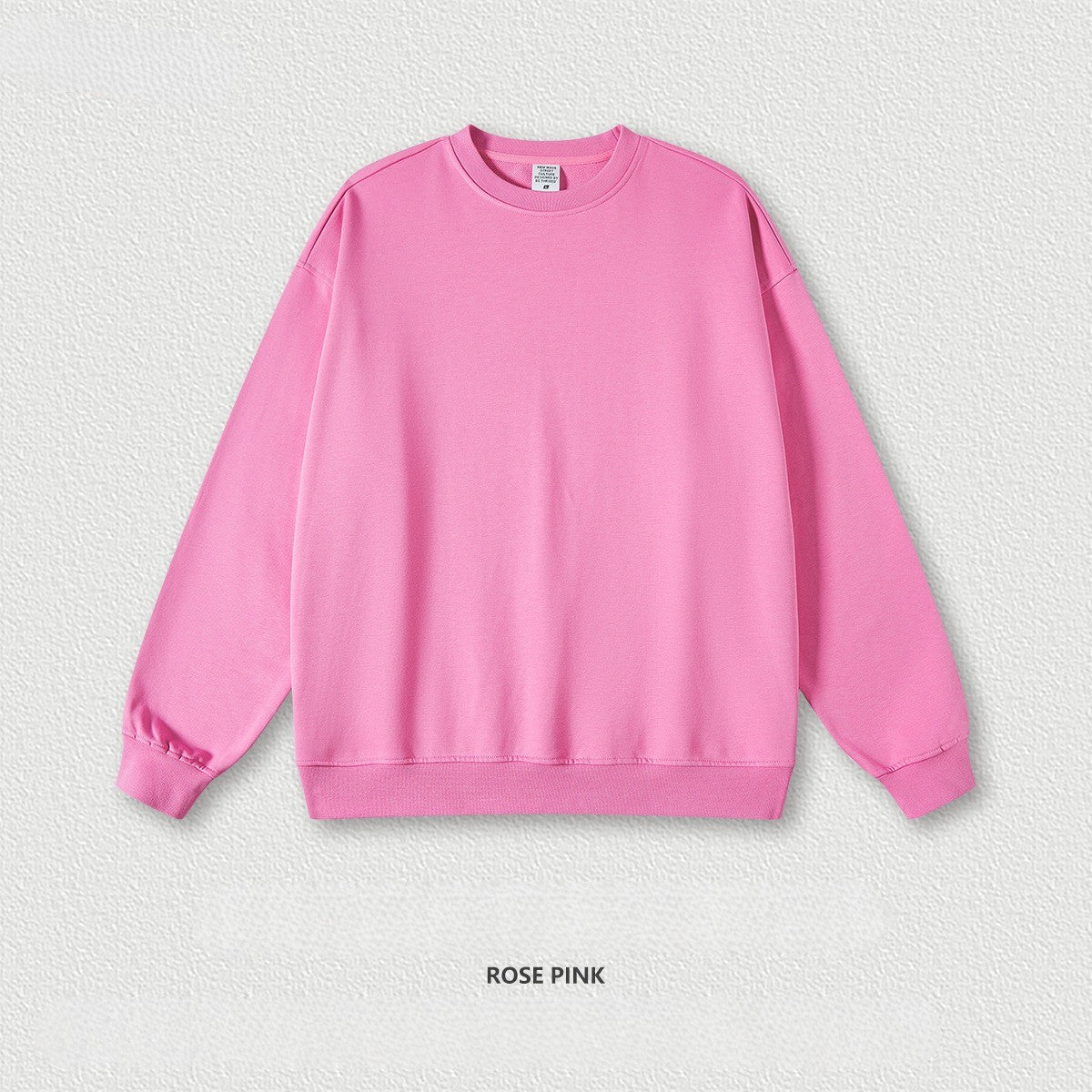 Wool loop 440G loose round neck solid color hoodie 11 colors