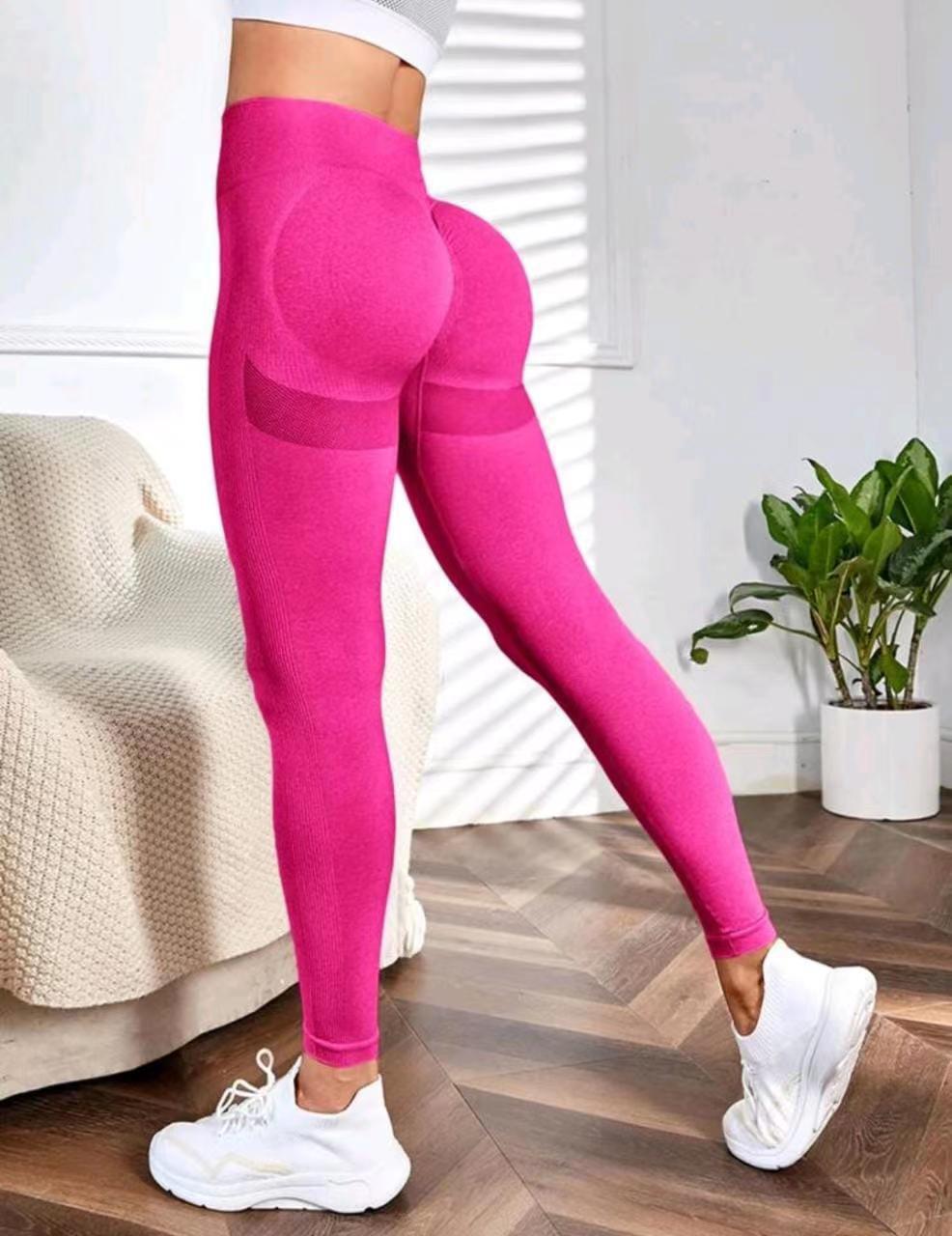 Smile seamless Yoga pants High-waisted hip lift peach hip yoga pants 13color