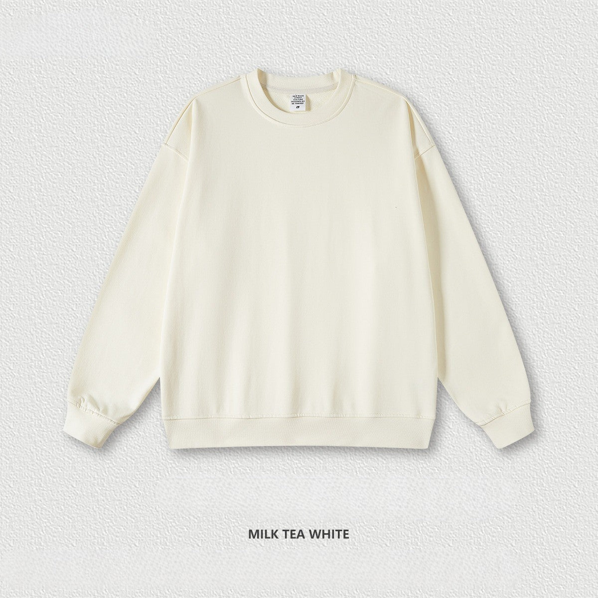 Wool loop 440G loose round neck solid color hoodie 11 colors