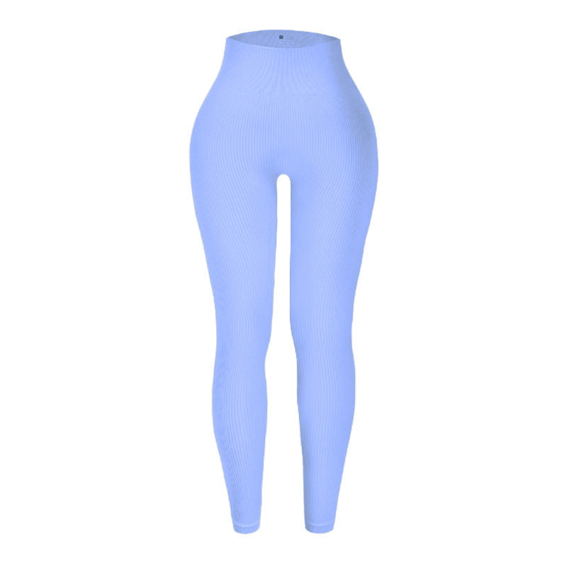 Threaded sweatpants Seamless yoga pants high-waisted fitness pants 15colors