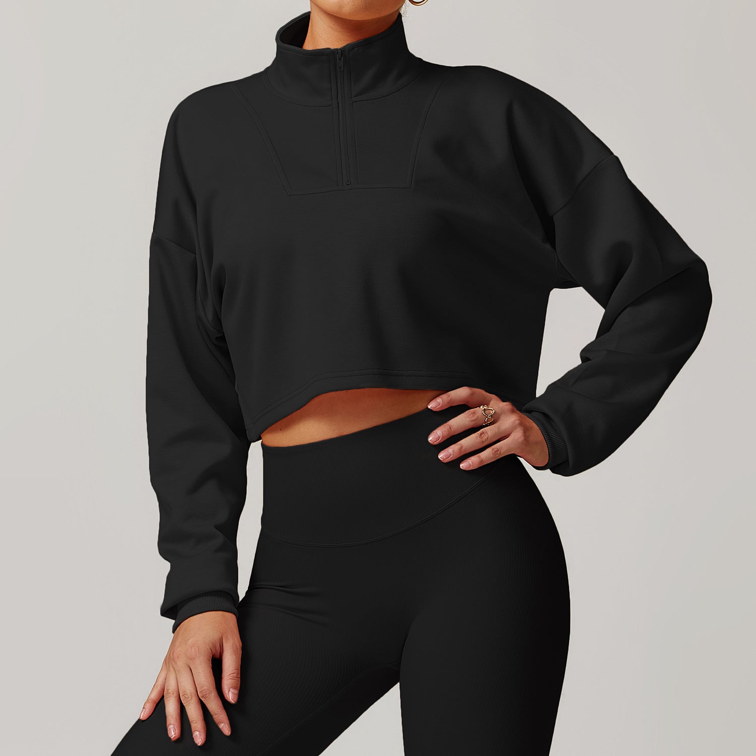 Hoodie coat casual loose hoodie running fitness sportswear 8883