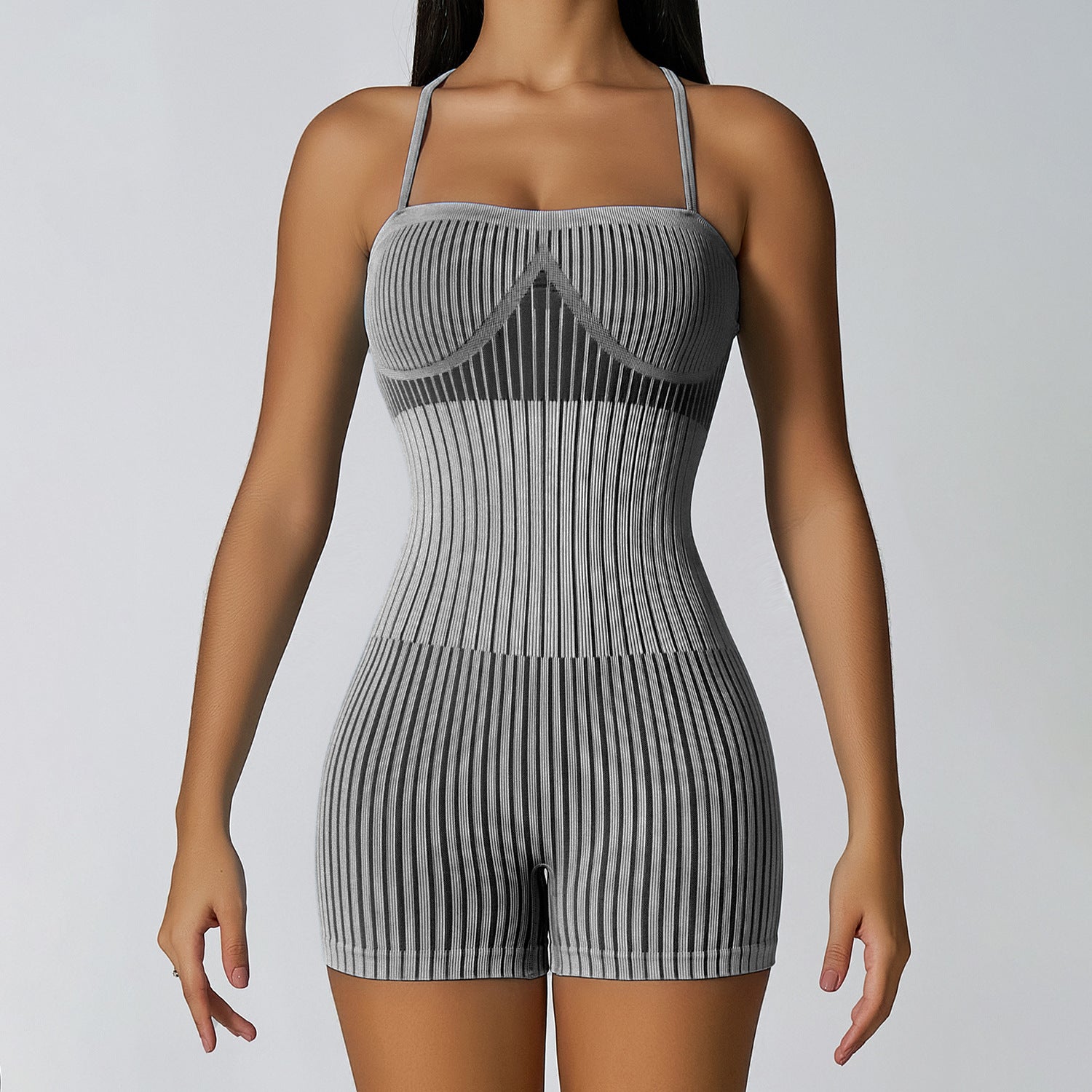 Bodysuit outdoor naked feeling quick drying sports beauty back fitness wear