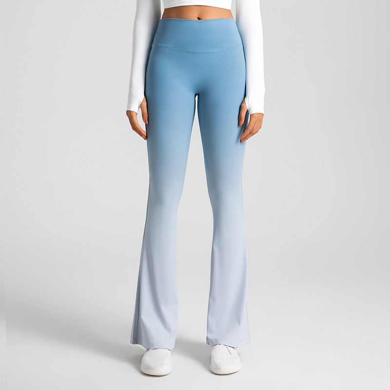 High-waisted hip-lift bell bottoms skinny pants 5colors