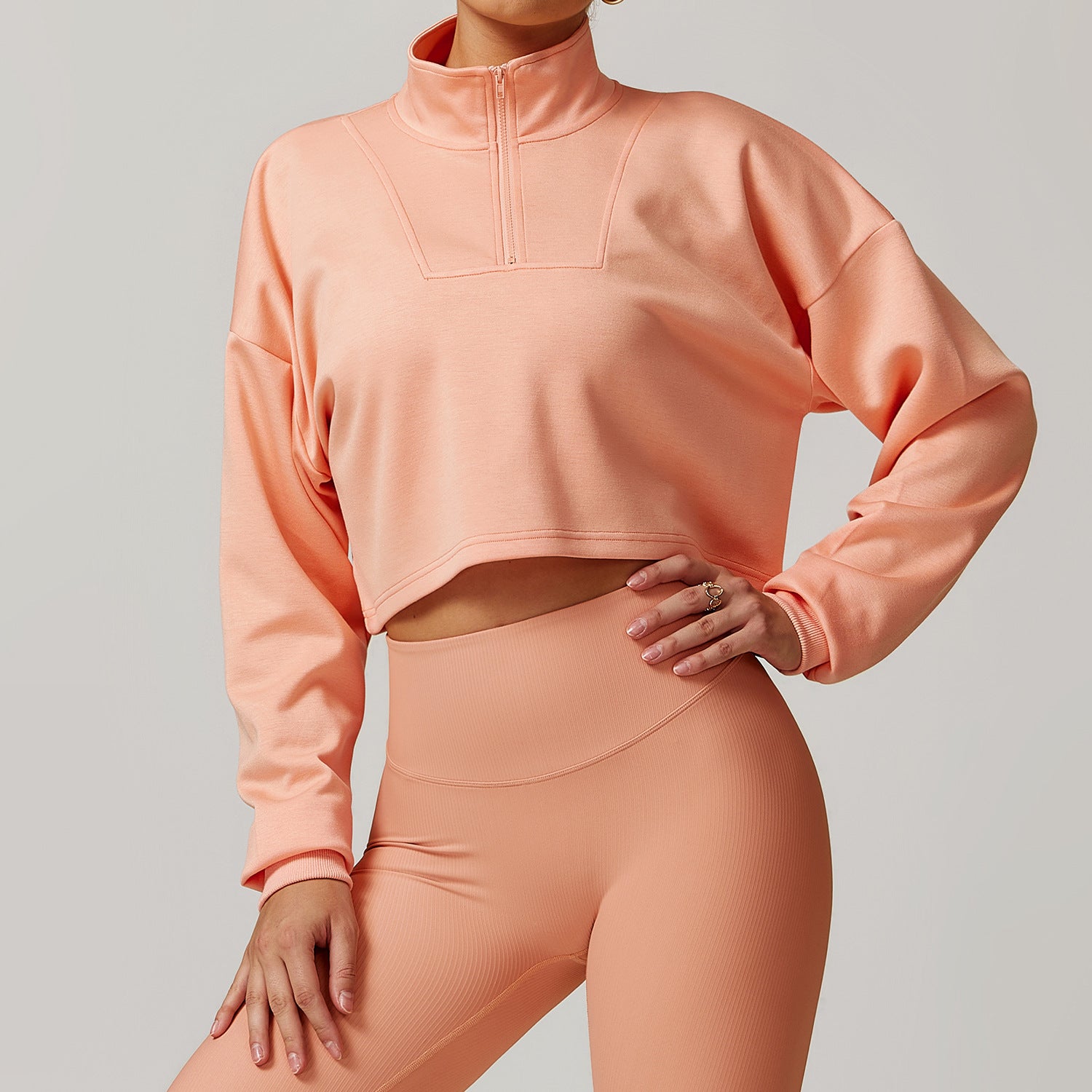 Hoodie coat casual loose hoodie running fitness sportswear 8883