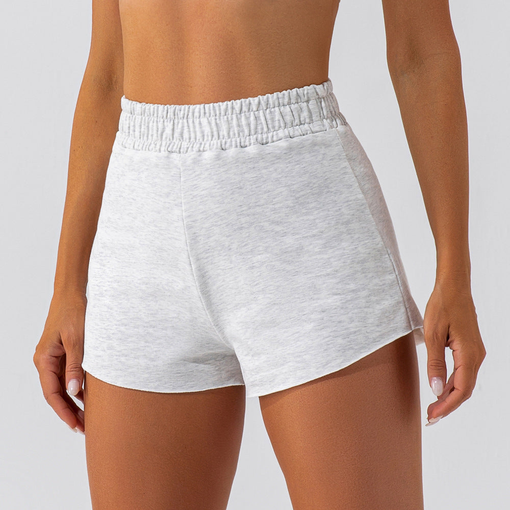 Hoodie shorts All-in-one quick dry running yoga shorts 4 colors