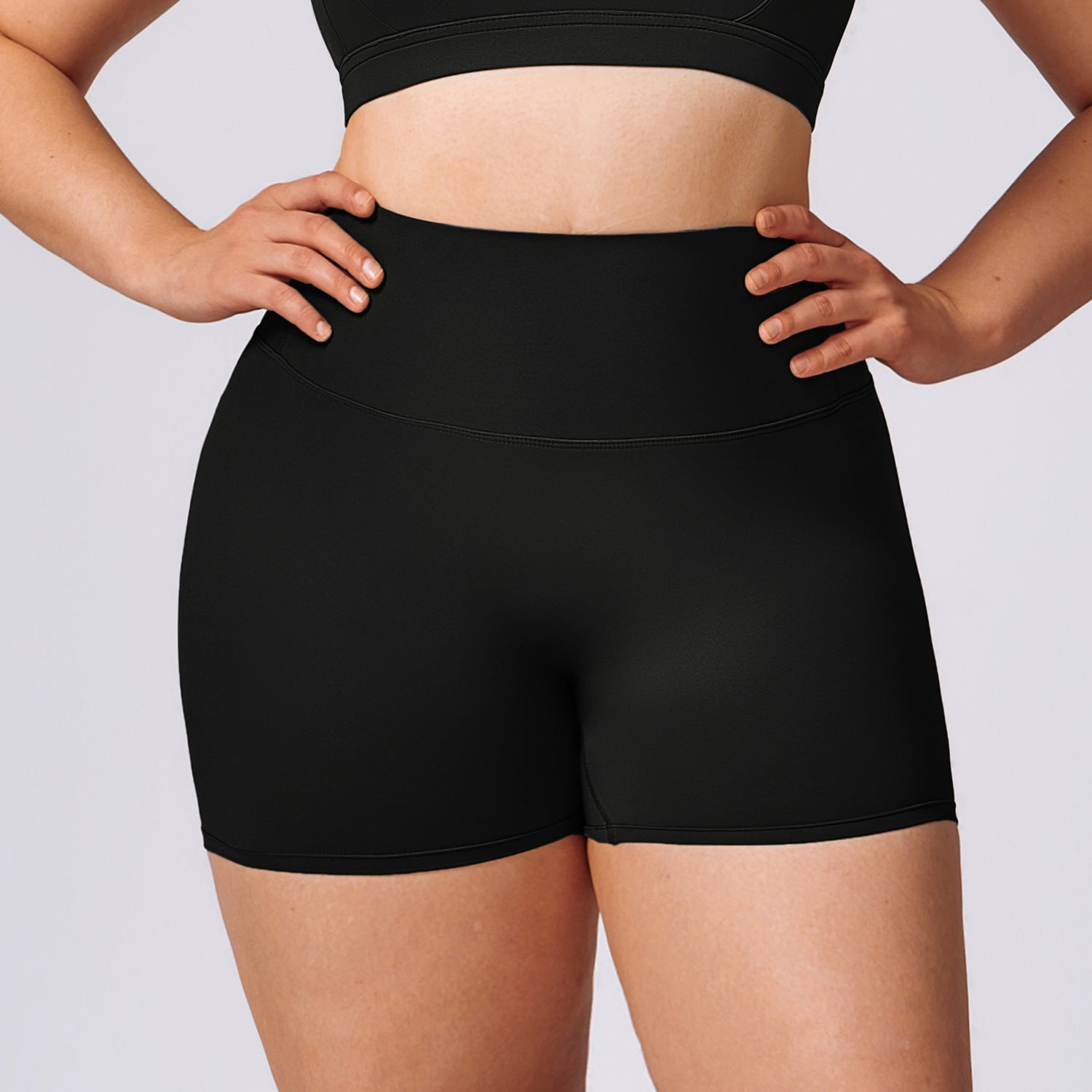 Plus-size yoga women's quick-drying Pilates running tight exercise fitness set 8047