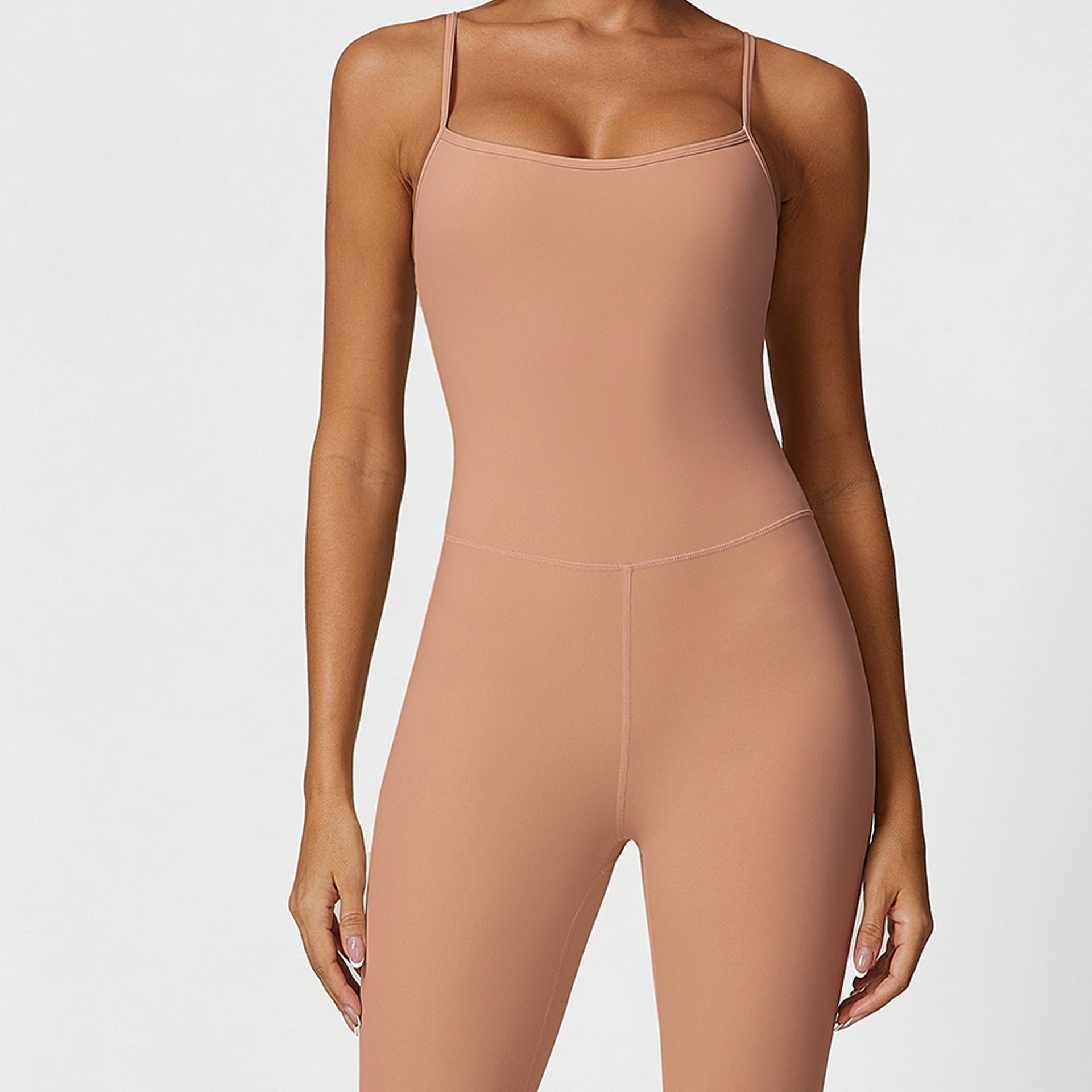 One-piece jumpsuit jacket Short and long short yoga suit