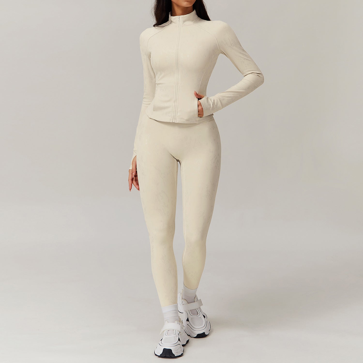 Long sleeve fitness suit 9140