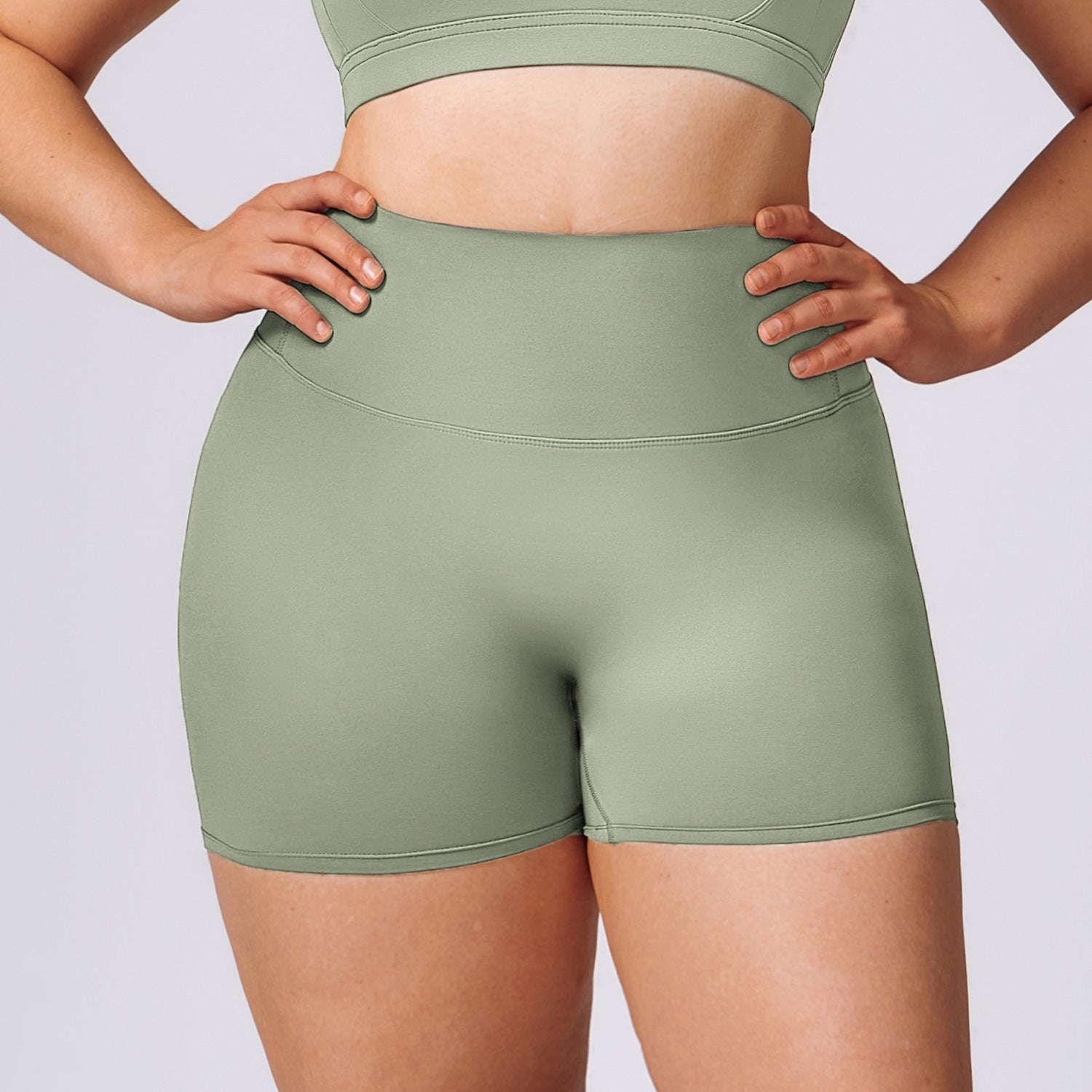 Plus-size yoga women's quick-drying Pilates running tight exercise fitness set 8047