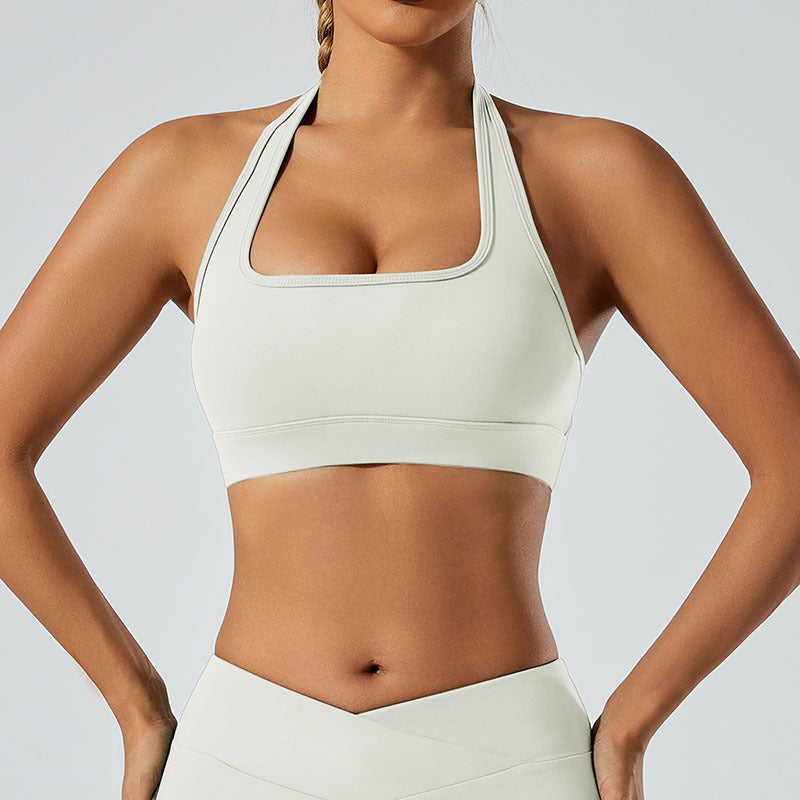 Frosted nude sensual yoga pants tracksuit