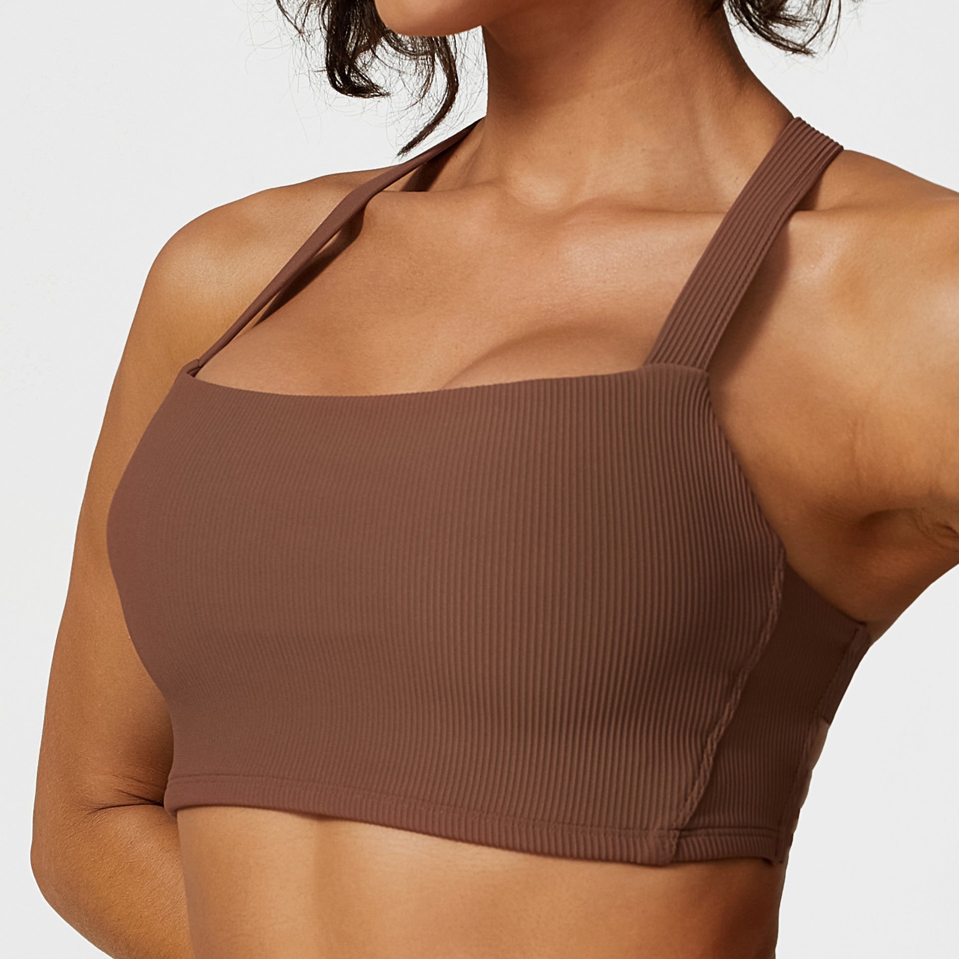 Loose drawstring long sleeve yoga suit 5-piece set