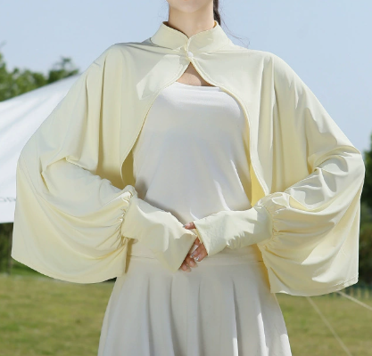 Women's UV Protection Ice Silk Shawl Coat, Loose Breathable Long Sleeve Cover-up for Cycling & Driving