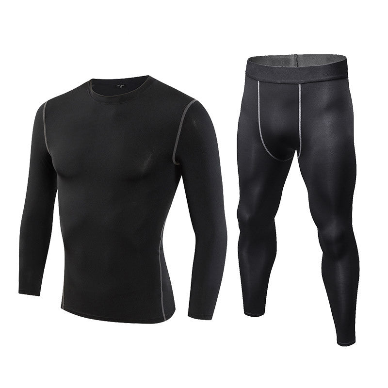 PRO Sports Fitness Set Perspiration Quick Dry Long sleeve + pants 1019+1020 6color