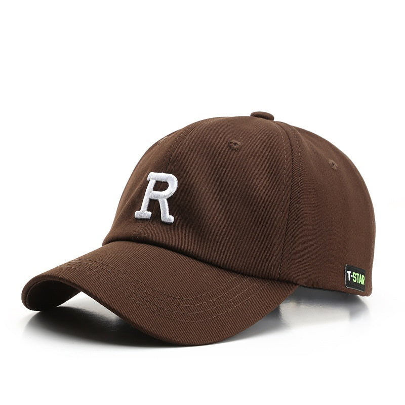 Simple letter embroidery Duck Hat Outdoor sunscreen Visor Hat 5 colors
