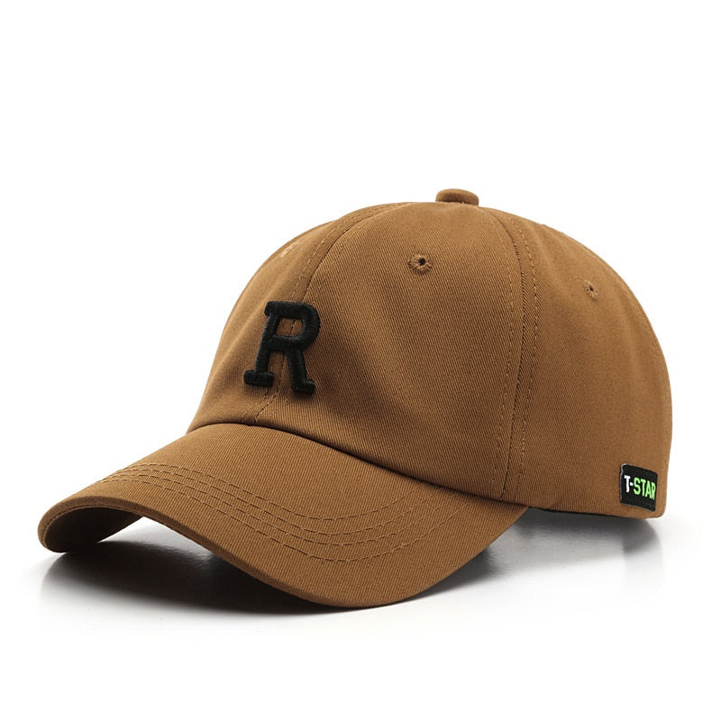 Simple letter embroidery Duck Hat Outdoor sunscreen Visor Hat 5 colors