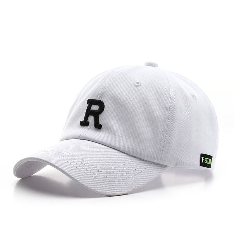 Simple letter embroidery Duck Hat Outdoor sunscreen Visor Hat 5 colors