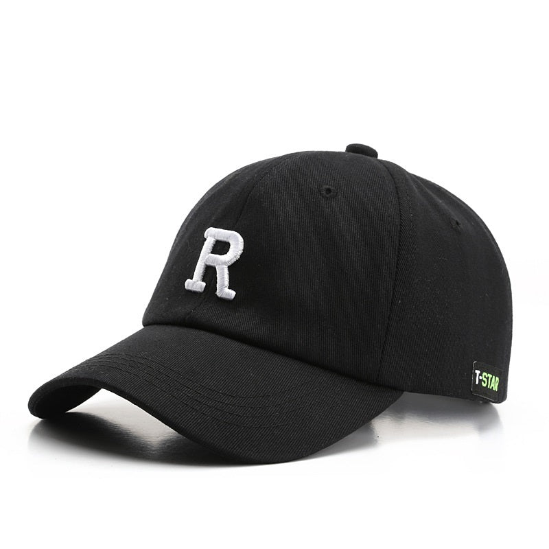 Simple letter embroidery Duck Hat Outdoor sunscreen Visor Hat 5 colors