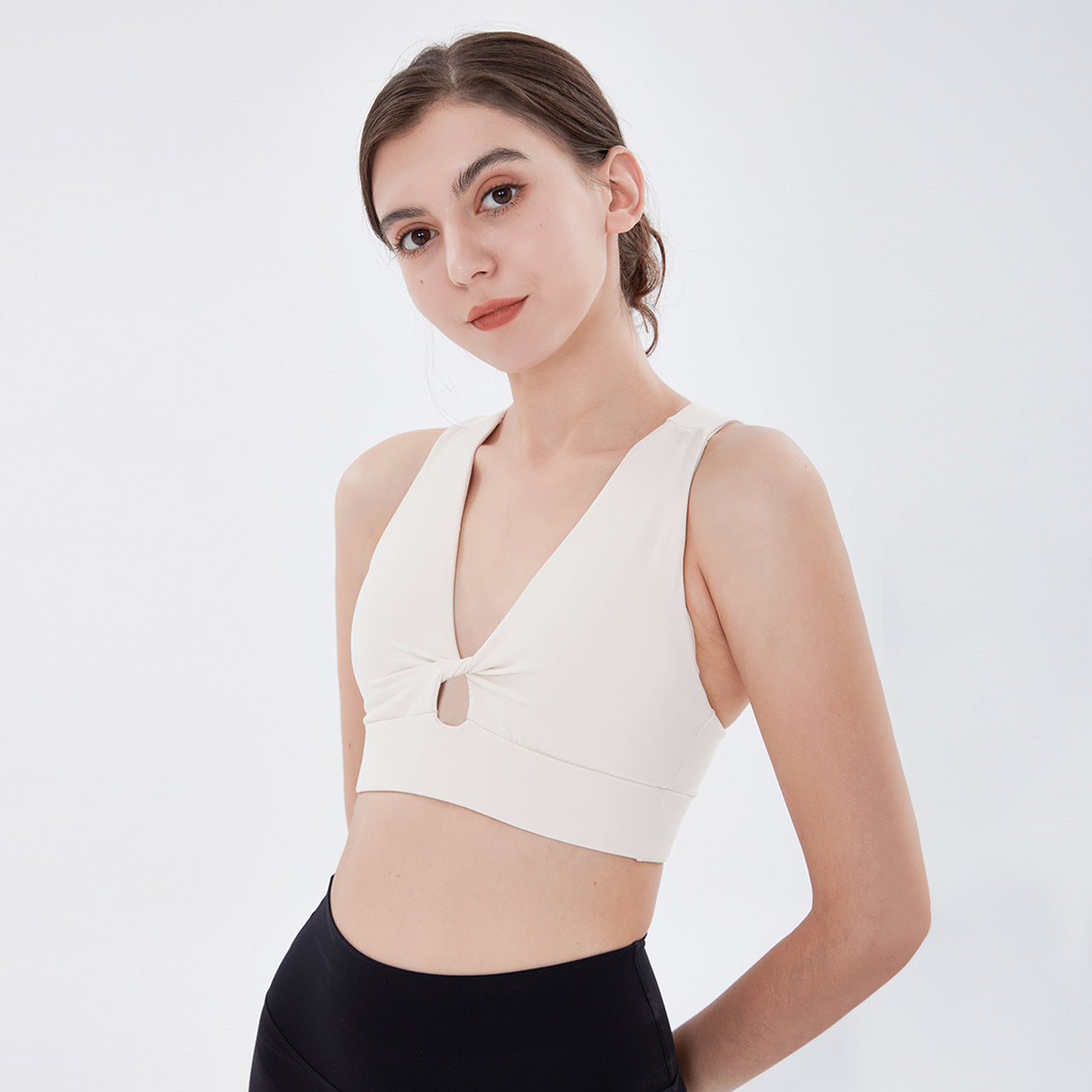 Traceless naked feeling gathering no steel rim beautiful back sports underwear women 3 colors