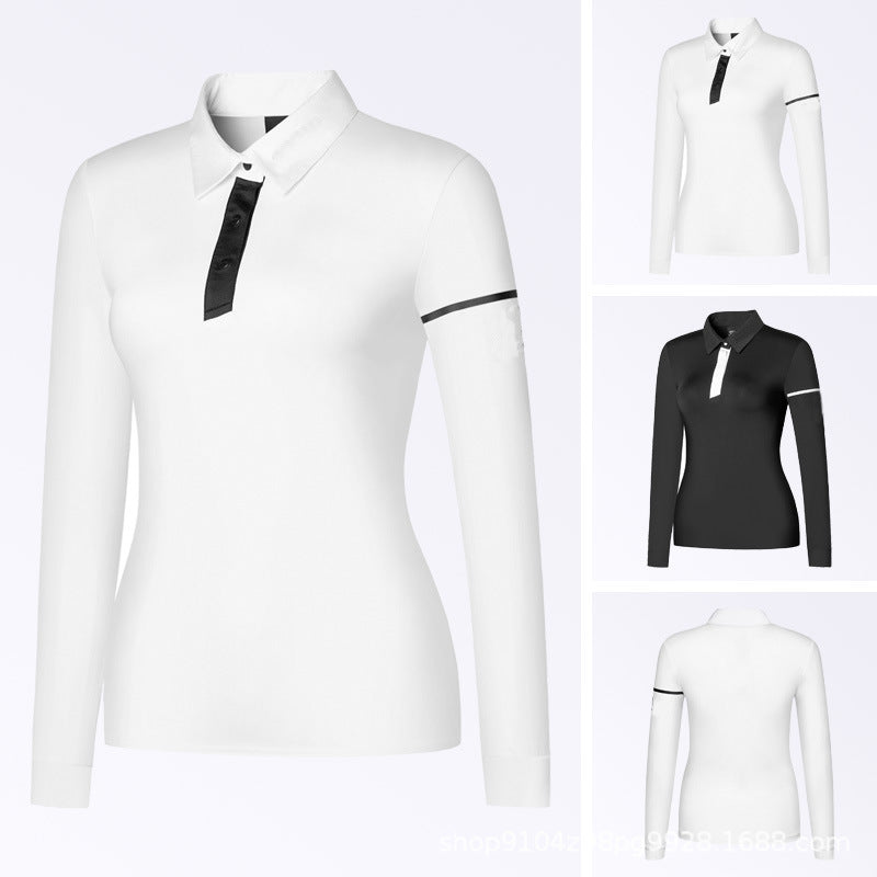 Golf polo shirt for women sports simple everything quick dry breathable slim body