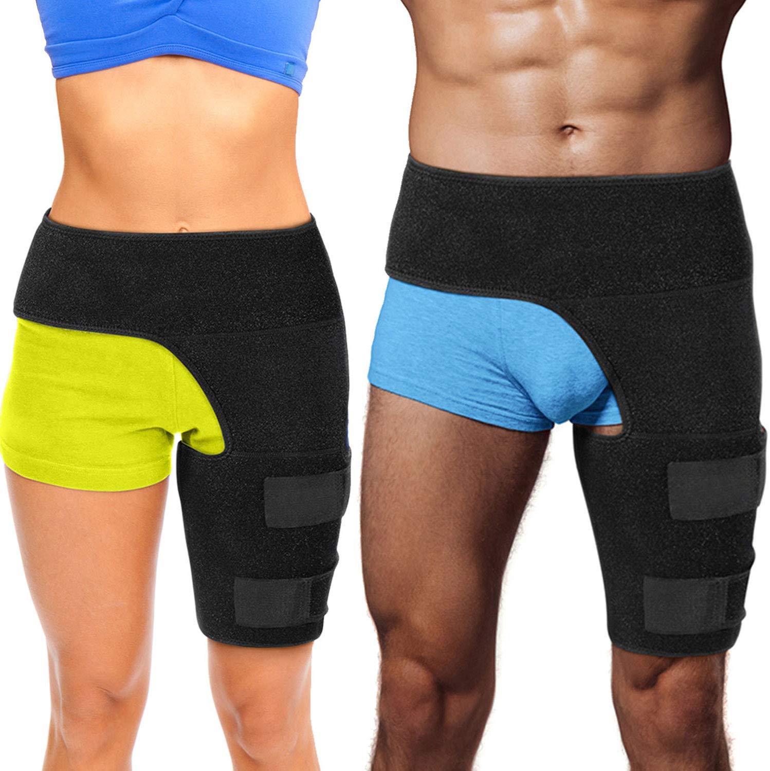 Anti-collision compression anti-muscle strain hip belt Weight lifting thigh protection sports protective gear